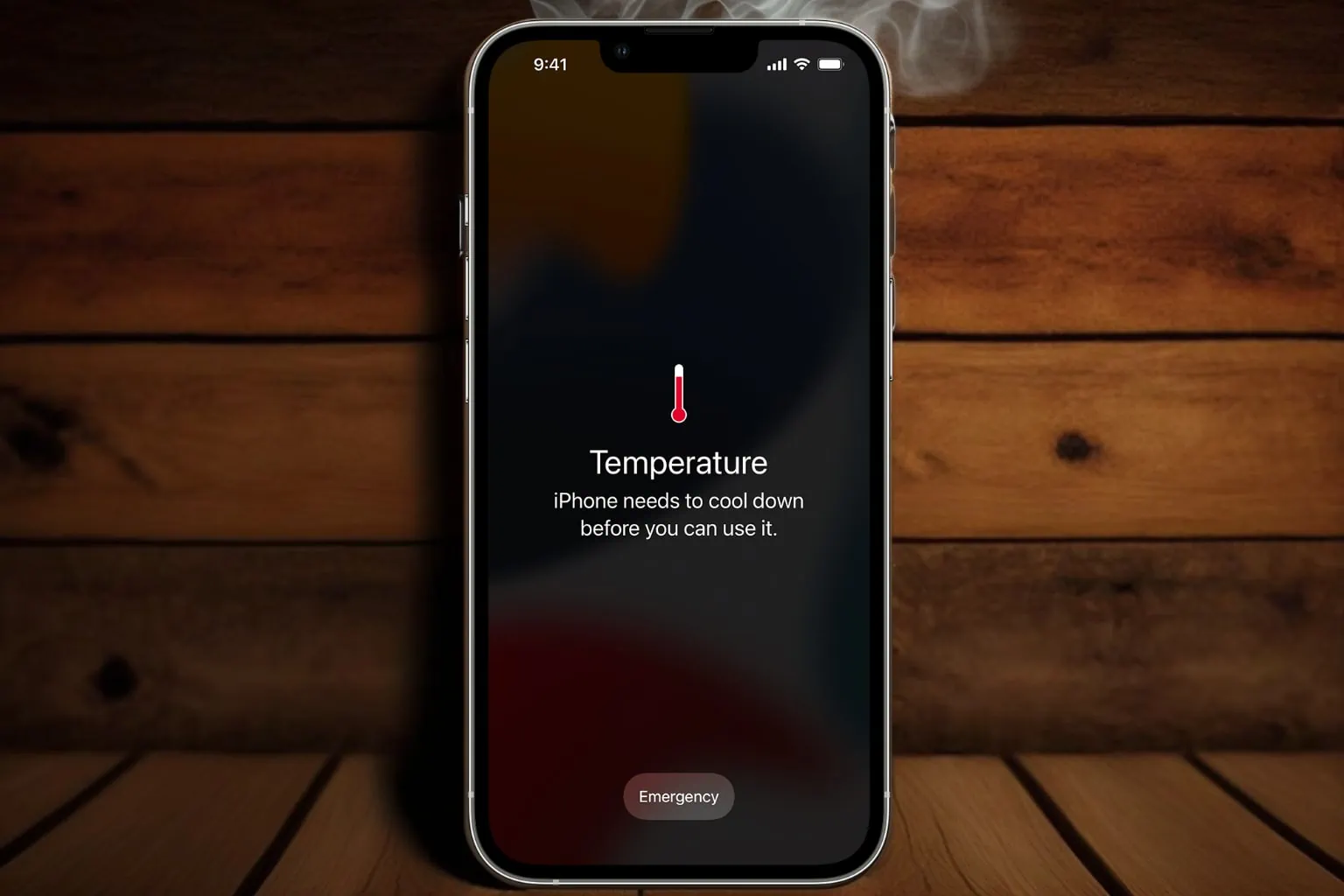 iphone in sauna