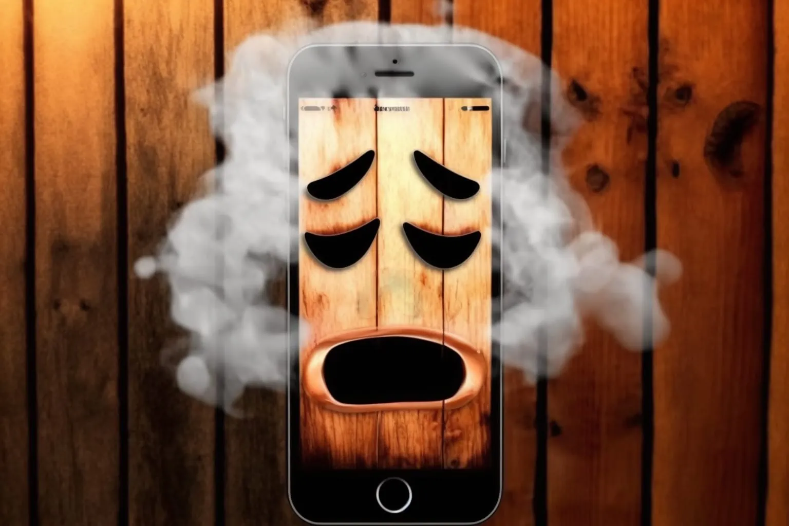 iphone in infrared sauna